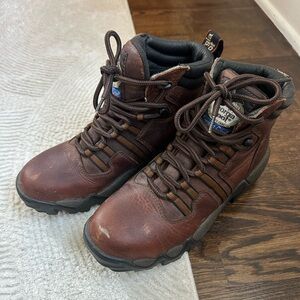 Georgia Mountain Men’s Brown Leather Hiking Boots